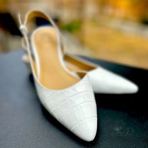 Naturalizer Women's Banks Crocodile Slingback Dress Pumps